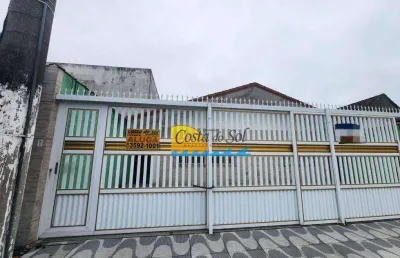 Casa com 2 dormitórios para alugar, 110 m² por r$ 4.900,00/mês - mirim - praia grande/sp