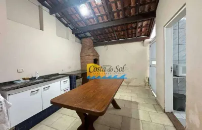 Sobrado com 3 dormitórios para alugar, 178 m² por r$ 5.000,00/mês - guilhermina - praia grande/sp