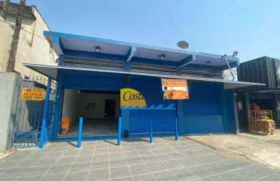 Salão para alugar, 140 m² por r$ 7.000,00/mês - vila antártica - praia grande/sp