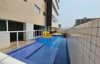 Apartamento com 2 dormitórios para alugar, 96 m² por r$ 3.600,00/mês - aviação - praia grande/sp