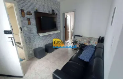 Apartamento com 1 dormitório à venda, 37 m² por r$ 240.000,00 - vila guilhermina - praia grande/sp