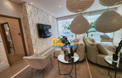 Apartamento com 3 dormitórios à venda, 108 m² por r$ 1.547.000,00 - josé menino - santos/sp