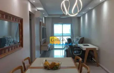 Apartamento com 2 dormitórios à venda, 87 m² por r$ 772.000,00 - caiçara - praia grande/sp