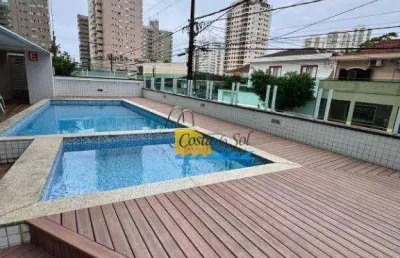 Apartamento alto padrão com 3 dormitórios à venda, 113 m² por r$ 790.000 - aviação - praia grande/sp
