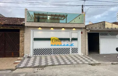 Casa com 2 dormitórios à venda, 82 m² por r$ 798.000,00 - tupi - praia grande/sp