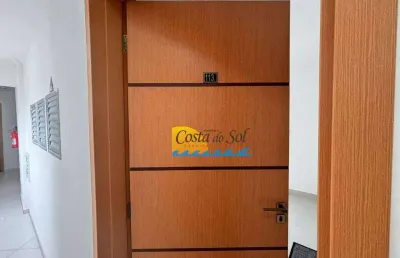 Apartamento com 2 dormitórios, vista mar, lazer completo, à venda, 71 m² por r$ 599.000 - canto do forte - praia grande/sp