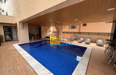 Cobertura com 3 suites, spa, lazer completo, à venda, 120 m² por r$ 1.400.000 - canto do forte - praia grande/sp