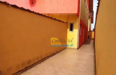 Casa com 2 dormitórios para alugar, 70 m² por r$ 2.100,00/mês - sítio do campo - praia grande/sp