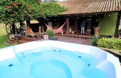 Casa com 6 quartos à venda na geral de ibiraquera, s/n, 55, ibiraquera, imbituba, 220 m2 por r$ 1.260.000