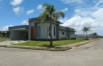 Casa em condomínio fechado com 3 quartos à venda na estrada geral, 59, alto arroio, imbituba, 163 m2 por r$ 1.200.000