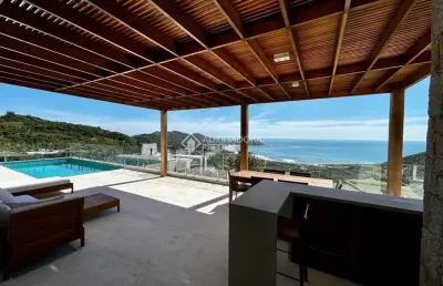 Casa em condomínio fechado com 5 quartos à venda na geral praia da silveira, 789, praia da silveira, garopaba, 395 m2 por r$ 6.799.000
