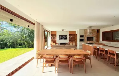 Casa em condomínio fechado com 4 quartos à venda na rua 7, 170, ibiraquera, imbituba, 350 m2 por r$ 4.200.000