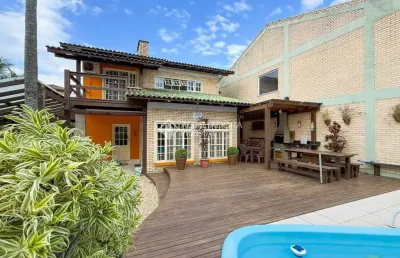 Casa em condomínio fechado com 4 quartos à venda na custódia de carvalho ferreira, 406, ibiraquera, imbituba, 300 m2 por r$ 1.950.000