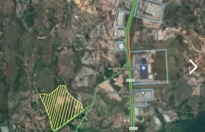Terreno para venda tem 441000 metros quadrados em parafuso - camaçari - ba