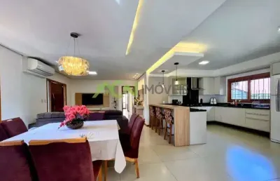 Linda residência de 4 dormitórios, com 207,51m², rincão - novo hamburgo