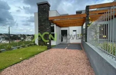 Casas com dois dormitórios sendo um suite no bairro bela vista em dois irmãos.
