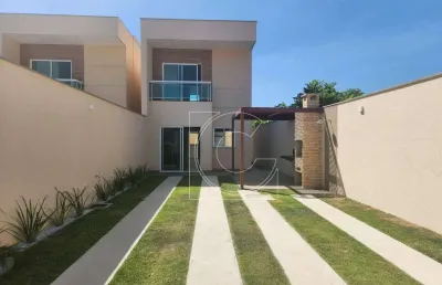 Casa plana solta, 112,83m², 3 suítes, coaçu, eusébio/ce