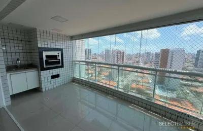 Ed. vila azinheira clube residencial, apartamento, 117,00m², 3 suítes, fátima, fortaleza/ce