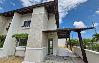 Cond. villa toscana, casa duplex, 130 m², 3 quartos,  1 suíte, centro, eusébio/ce