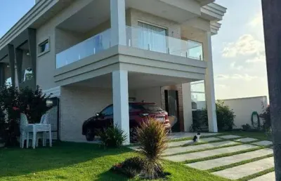 Ecopark boneville, casa duplex, 105m², 4 suítes, alto do garrote, caucaia/ce