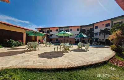 Residencial vila do mar, 36m², mobiliado - porto das dunas/ce
