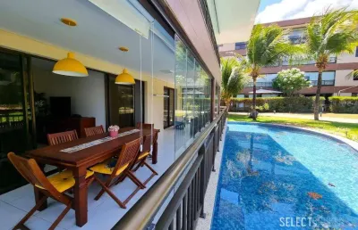 Mandara lanai, apartamento bangalô térreo, 129m², porto das dunas, aquiraz/ce.