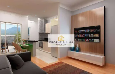Apartamento com 2 dormitórios à venda, 68 m² - itaguá - ubatuba/sp
