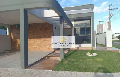 Casa com 3 dormitórios à venda, 134 m² por r$ 790.000,00 - condomínio alphaville - taubaté/sp