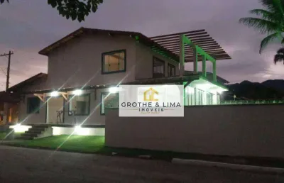 Casa com 4 dormitórios à venda, 300 m² por r$ 1.500.000,00 - horto florestal - ubatuba/sp