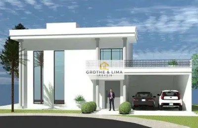 Sobrado com 3 dormitórios, 1 suíte máster à venda, 230 m² - condomínio terras do vale - caçapava/sp