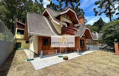 Casa com 5 dormitórios à venda, 300 m² por r$ 1.970.000,00 - vila capivari - campos do jordão/sp