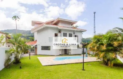 Casa com 4 suítes à venda, 350 m² por r$ 6.500.000 - tabatinga - caraguatatuba/sp