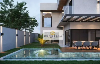 Sobrado com 4 dormitórios à venda, 348 m² por r$ 3.392.000,00 - condomínio residencial monte carlo - são josé dos campos/sp
