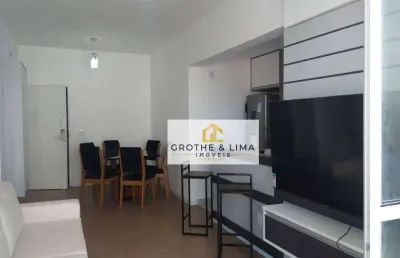 Maravilhoso apartamento com 2 dormitórios, sendo 1 suíte  à venda, 68 m² por r$ 500.000 - bosque flamboyant - taubaté/sp