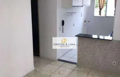 Apartamento com 2 dormitórios para alugar, 50 m² por r$ 1.400,00/mês - santa catarina - taubaté/sp