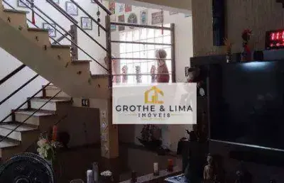 Sobrado, lote inteiro  com 4 dormitórios, 2 suítes,  à venda, 274 m² excelente local,  - villa branca - jacareí/sp