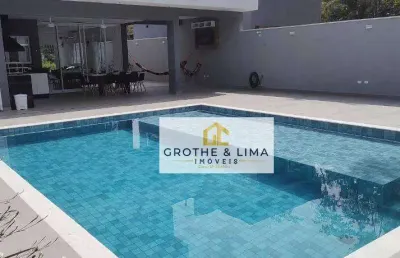 Sobrado com 3 dormitórios, 3 suítes à venda, 230 m² - condomínio mar verde ii - caraguatatuba/sp