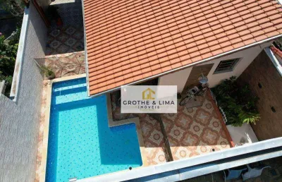 Casa com 3 dormitórios, espaço gourmet e piscina à venda, 141 m² - cidade nova - pindamonhangaba/sp