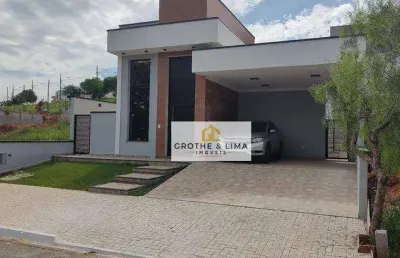 Casa nova com 3 dormitórios, 1 com suíte à venda, 133 m² - reserva do vale - caçapava/sp
