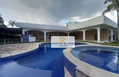 Deslumbrante casa térrea de 600m², no condomínio  quinta das flores-sjc - sp!!
