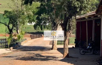 Fazenda com 2 dormitórios à venda, 2468400 m² por r$ 16.000.000,00 - cruz - lorena/sp