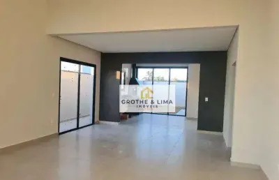 Novíssima casa térrea de 3 dormitórios, 1 suíte à venda, 158 m² - condomínio terras do vale