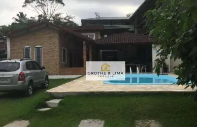 Linda casa com 5 dormitórios à venda, 250 m² por r$ 1.400.000 - lagoinha - ubatuba/sp