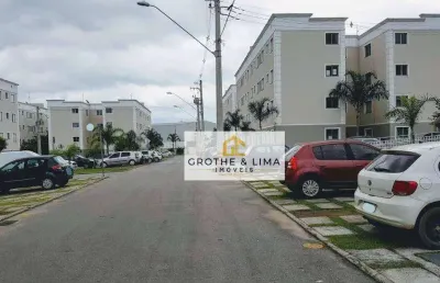Apartamento térreo com um quintal! com 2 dormitórios à venda, 54 m² por r$ 200.000 - residencial sítio santo antônio - taubaté/sp