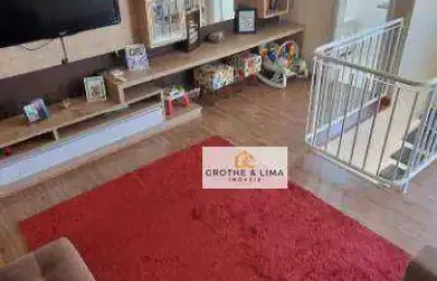 Cobertura com 2 dormitórios à venda, 108 m² por r$ 636.000,00 - parque industrial - são josé dos campos/sp