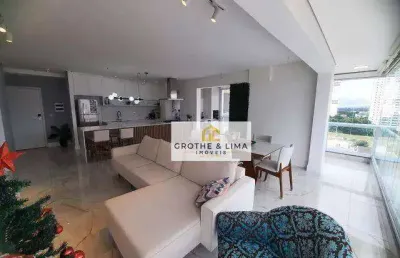 Apartamento  impecável com 2 dormitórios à venda, 101 m² por r$ 735.000 - bosque flamboyant - taubaté/sp
