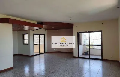 Lindo apartamento com 3 suítes  para alugar, 264 m² por r$ 6.000/mês - jardim das nações - taubaté/sp