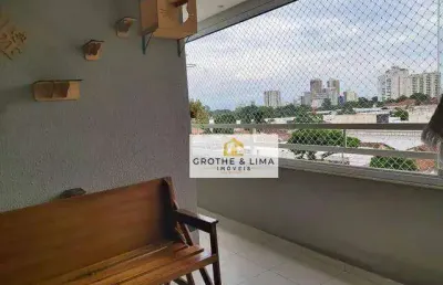 Apartamento espaçoso com armários planejados! 3 dormitórios sendo 1 suíte à venda, 105 m² por r$ 800.000 - vila jaboticabeiras - taubaté/sp