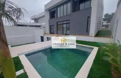 Sobrado com 4 dormitórios à venda, 305 m² por r$ 2.950.000,00 - condomínio mônaco - são josé dos campos/sp