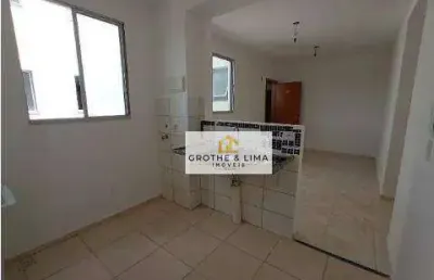 Apartamento com 2 dormitórios à venda, 45 m² por r$ 196.100,00 - jardim gurilândia - taubaté/sp